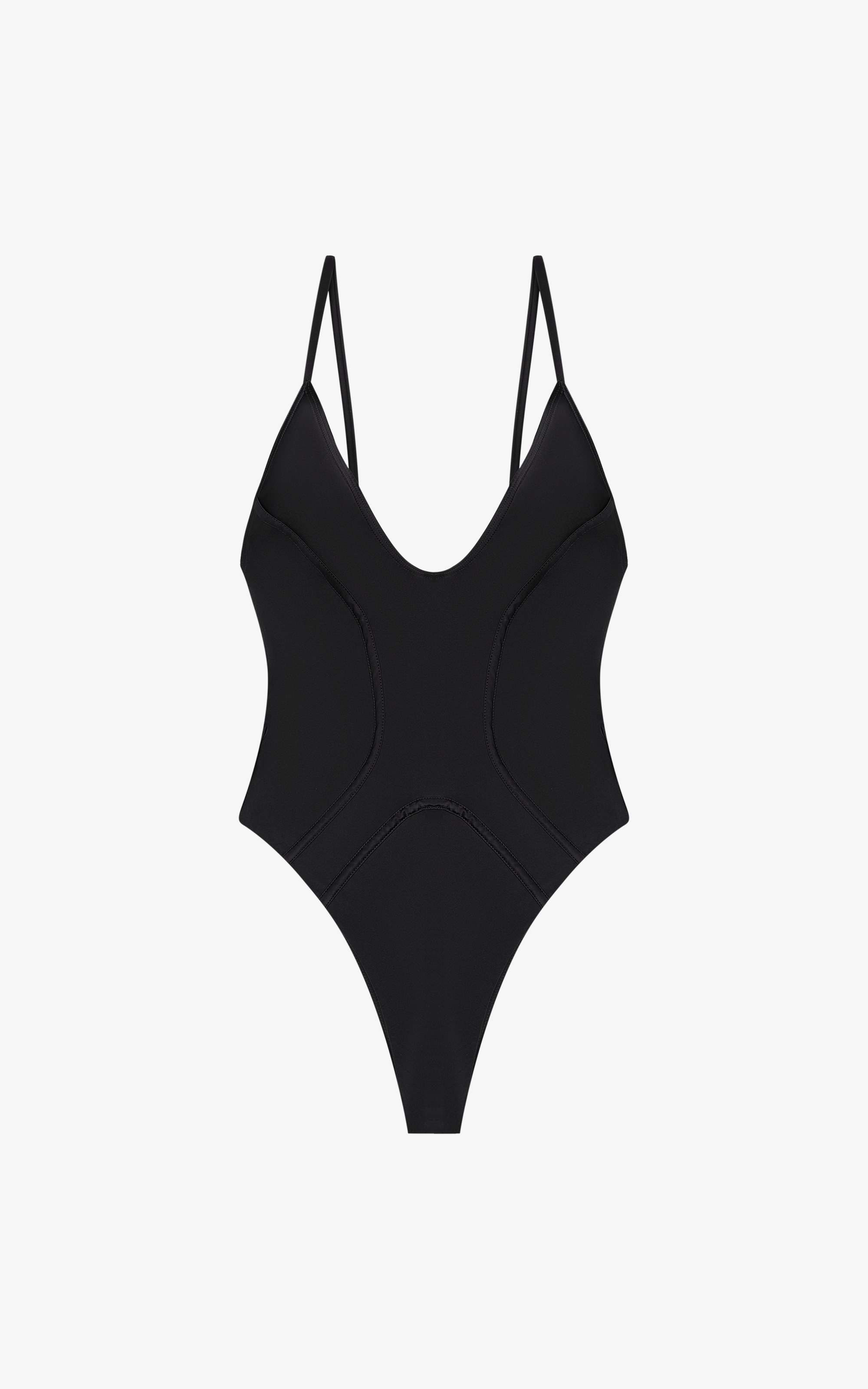 CARINE PLUNGE SWIMSUIT BLACK